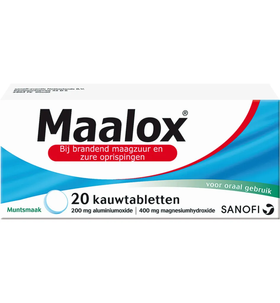 Maalox Maalox (20 kauwtabletten)