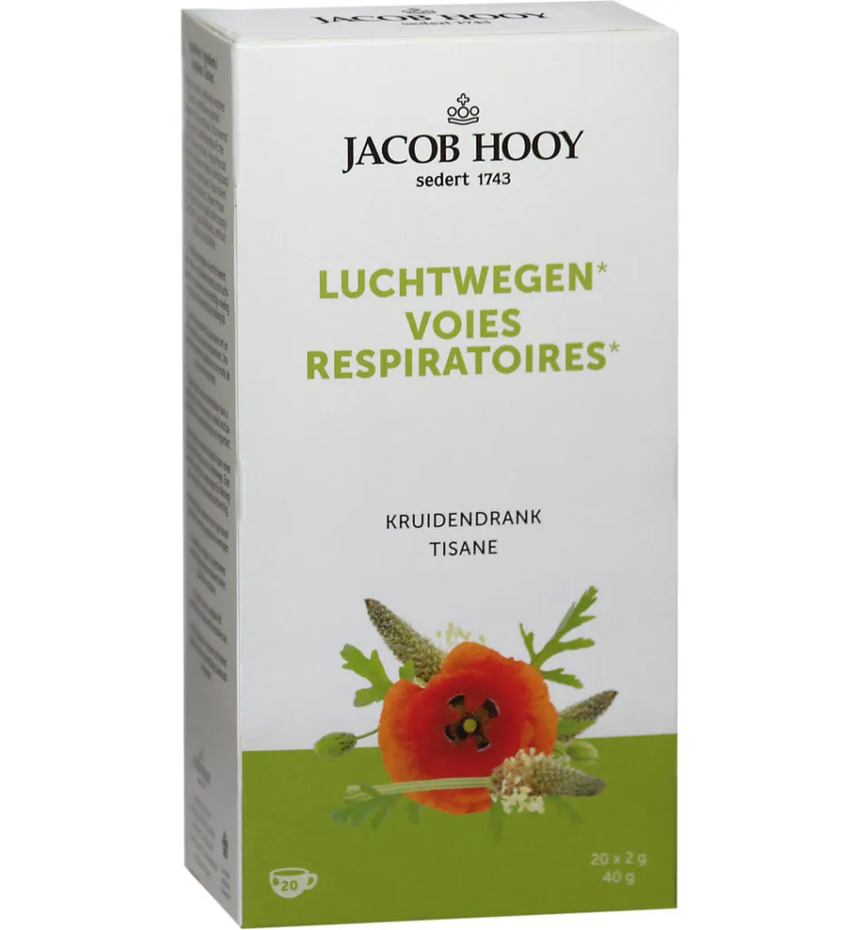 Jacob Hooy Gezonde Luchtwegen Thee (20 stuks)