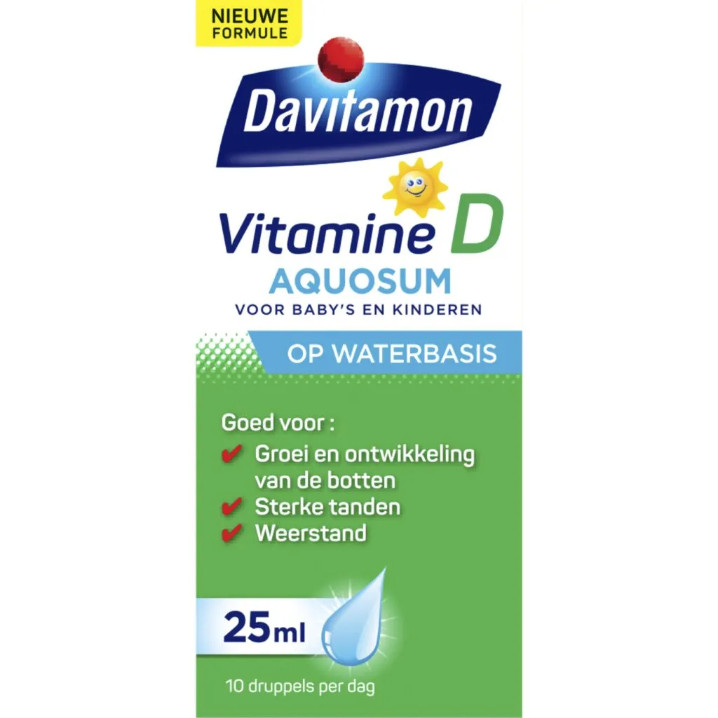 Davitamon Vitamine D aquosum druppels (25 ml)