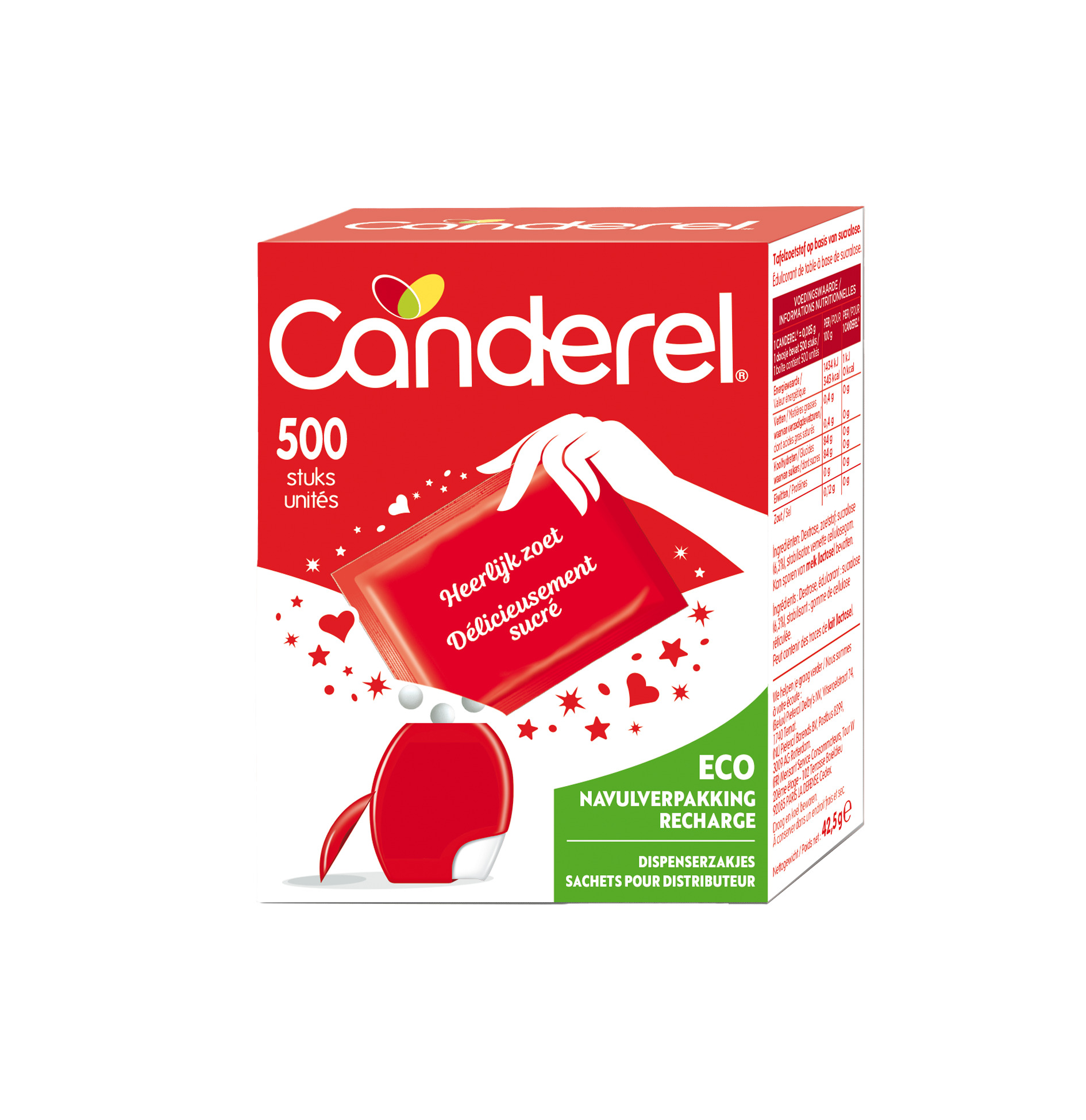 Canderel Zoetjes Navulverpakking (500 Tabletten)