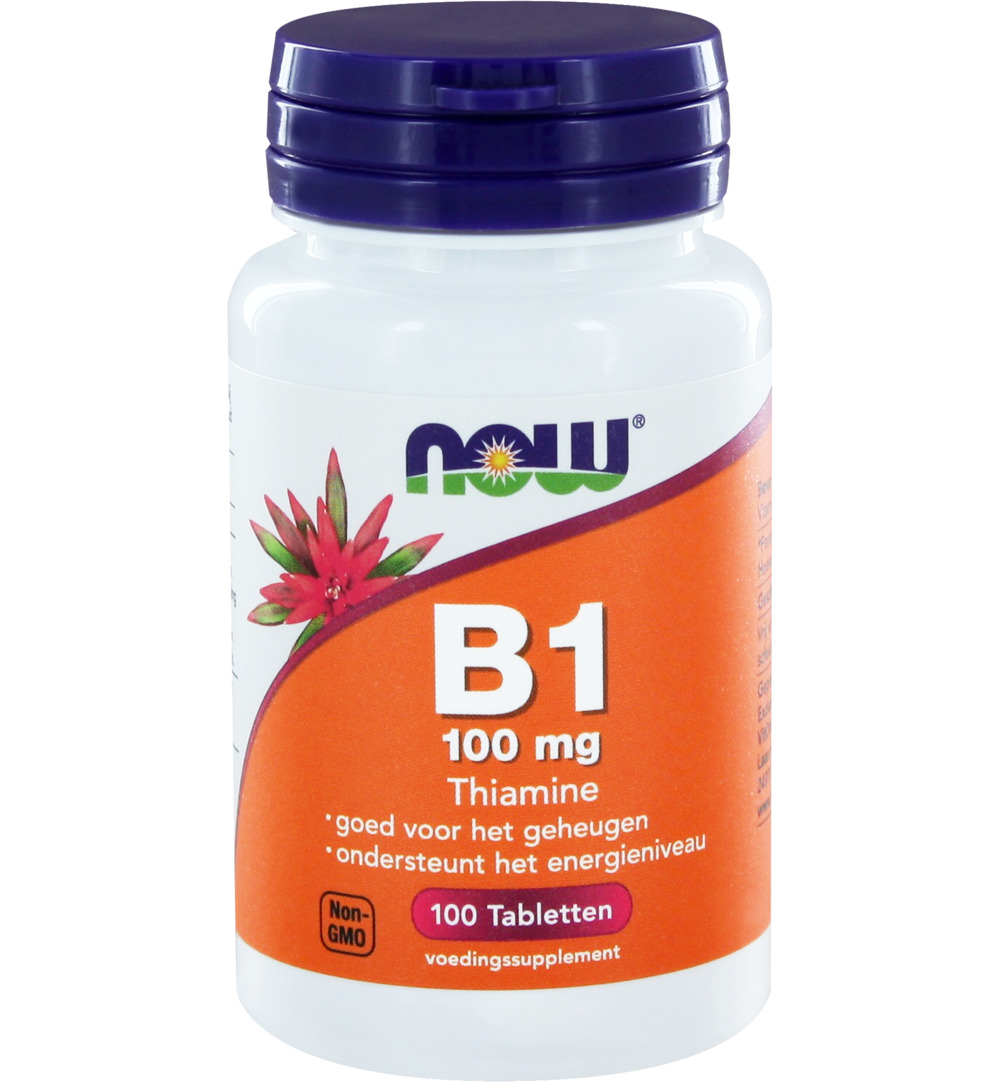 Now Vitamine B1 100 mg (100 tabletten)