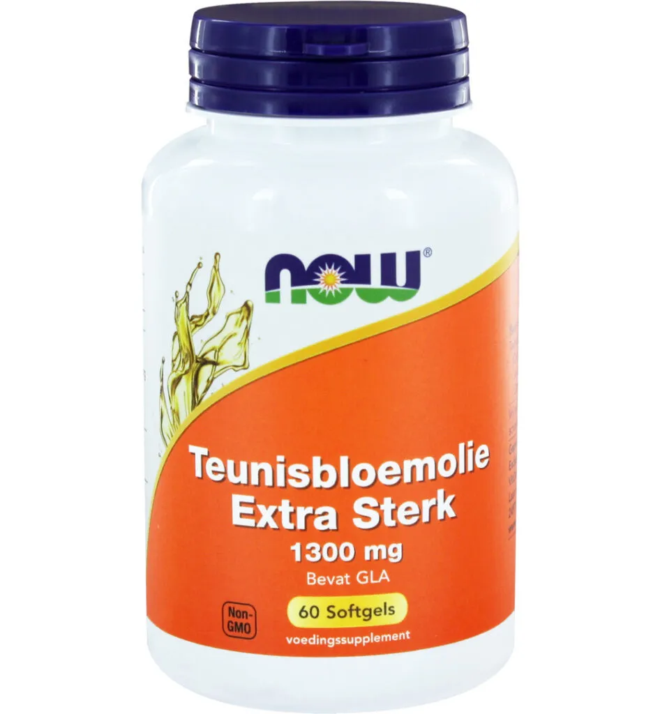 Now Teunisbloemolie Extra Sterk 1300 Mg (60 softgels)