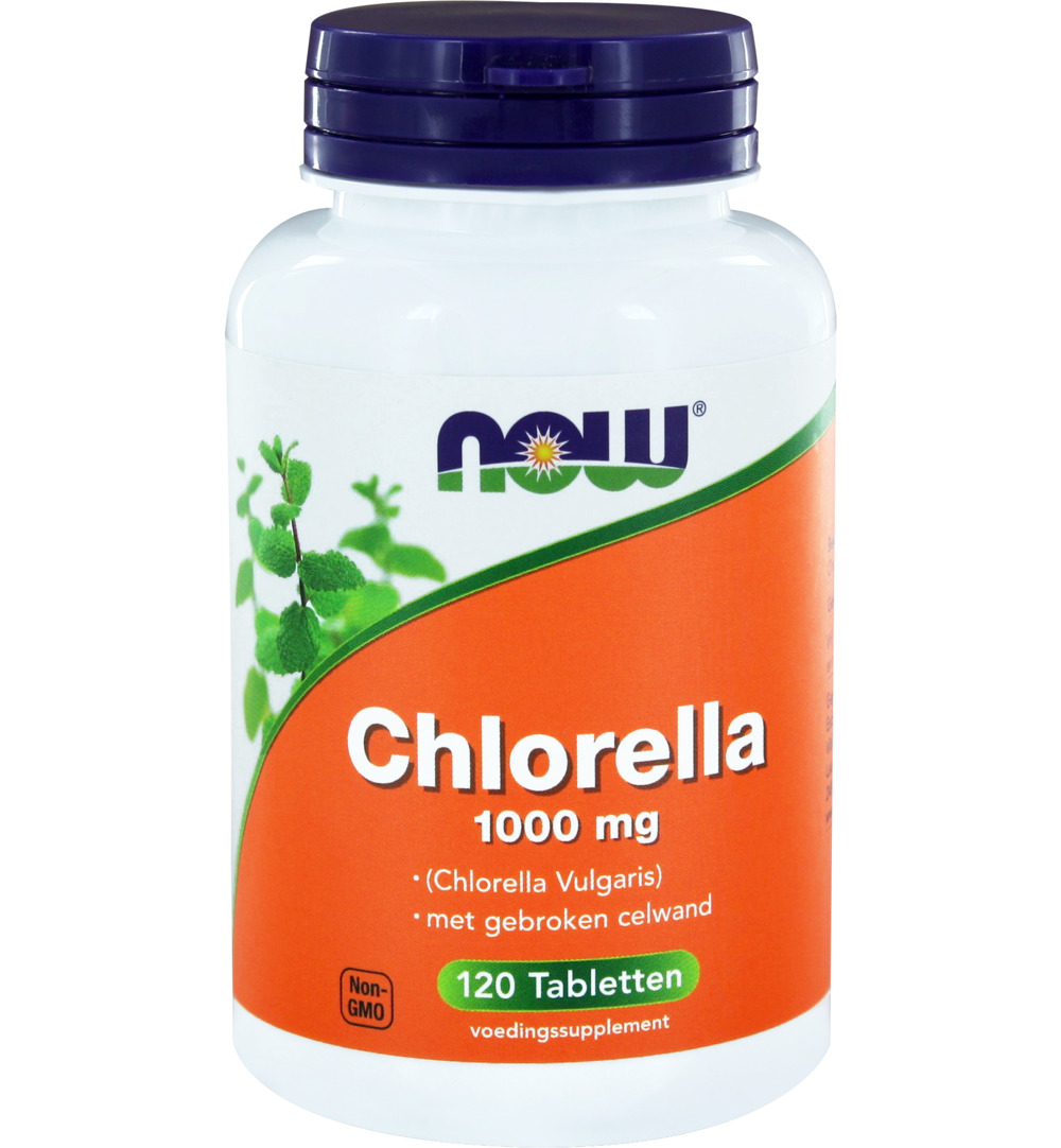 Now Chlorella 1000 mg (120 tabletten)