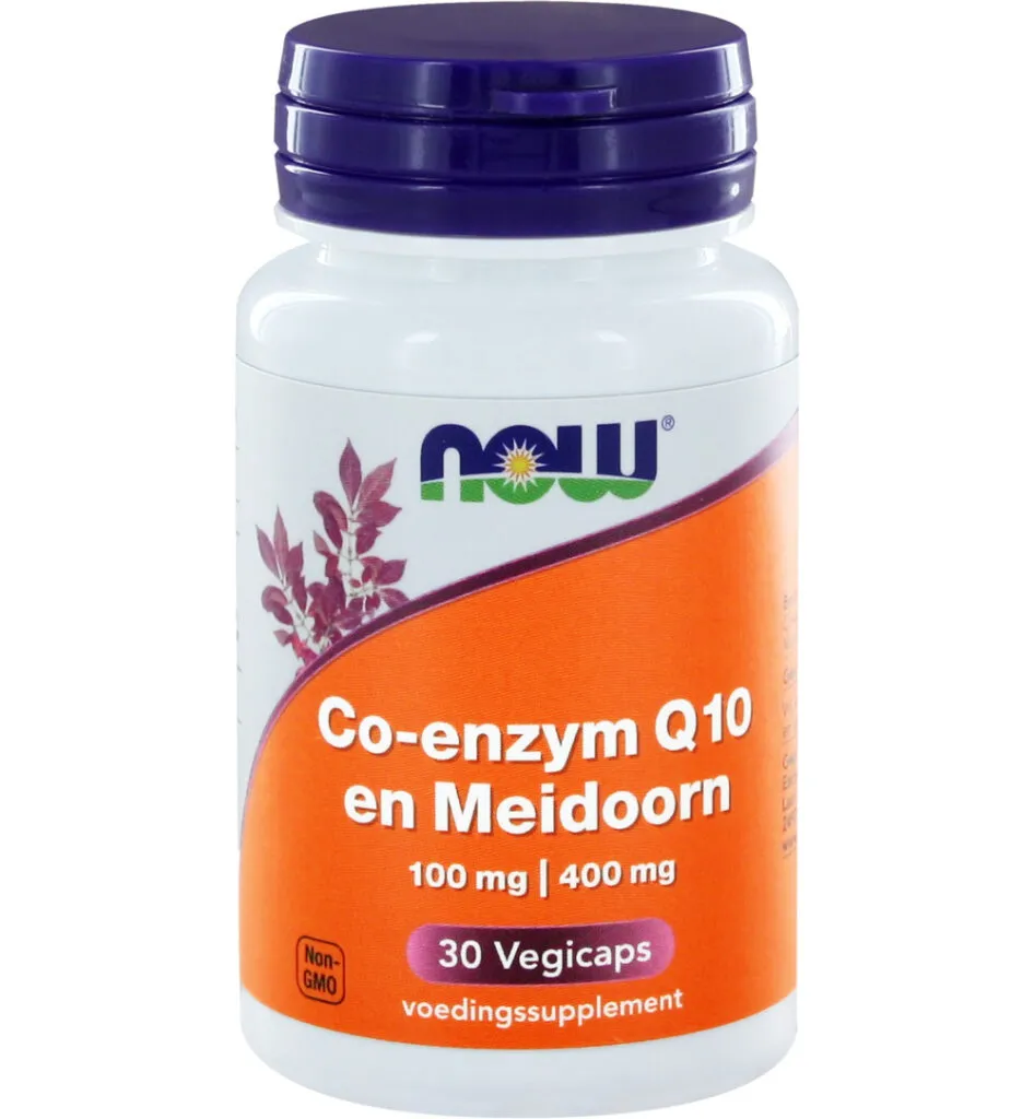 Now Co-Q10 100 mg met meidoorn (30 vega capsules)