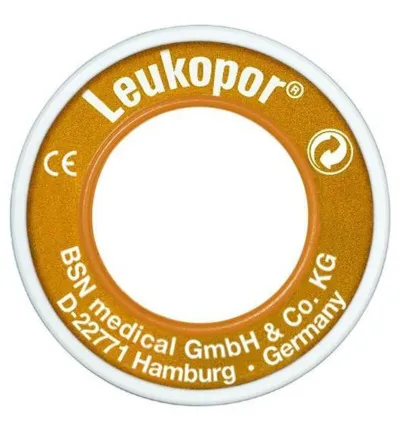 Leukopor Eurolock 5m x 1.25 cm (1 stuk)