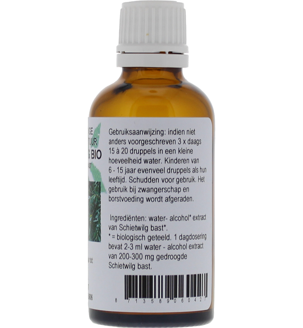 De Cruydhof Salix alba / wilgenbast tinctuur bio (50 ml) - image 2
