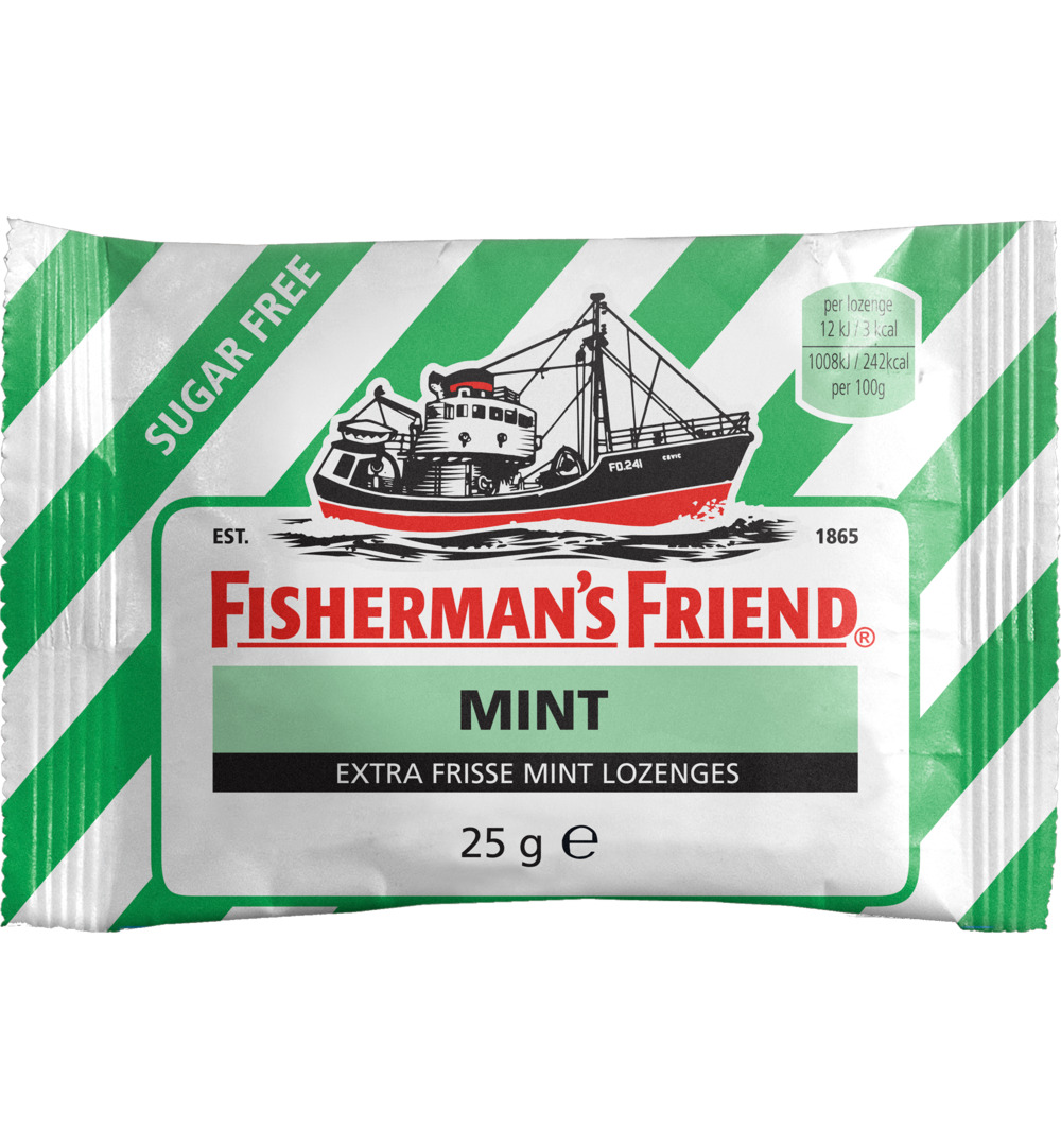 Fisherman's Friend Mint suikervrij (25 gr)