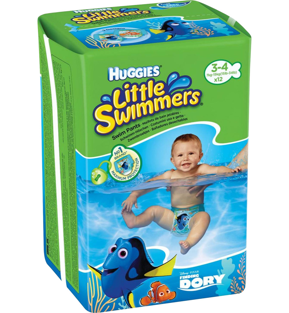 Huggies Little swimmers maat 3-4 7-15kg (12 stuks)