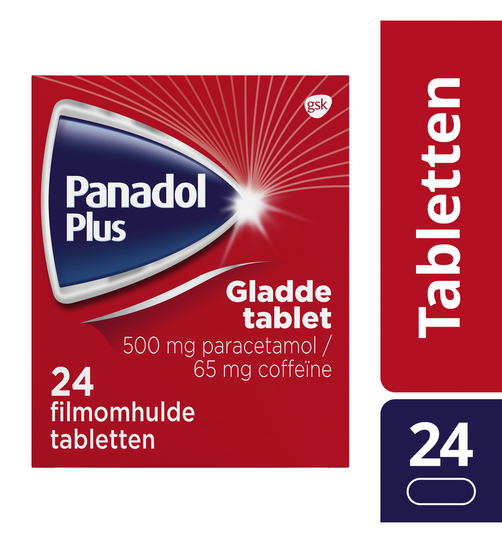 Panadol Plus glad (24 tabletten)