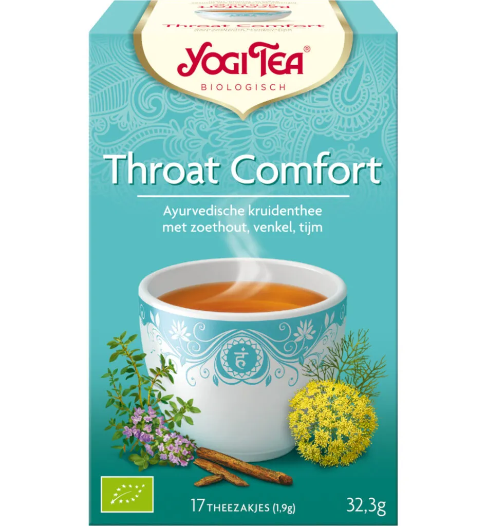 Yogi Tea Throat comfort bio (17 stuks)
