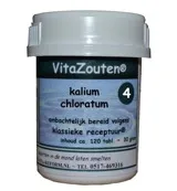 VitaZouten Kalium muriaticum/chloratum VitaZout Nr. 04 (120 tabletten)