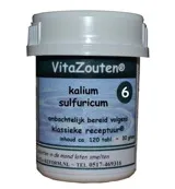 VitaZouten Kalium sulfuricum VitaZout Nr. 06 (120 tabletten)