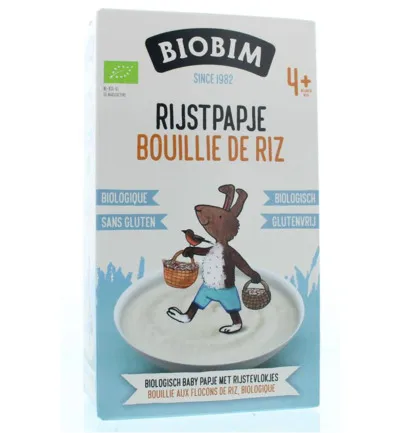 Biobim Baby rijstpapje 4 maanden bio (200 gr)