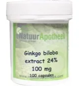 Natuurapotheek Ginkgo biloba 24% 100 mg (100 capsules)