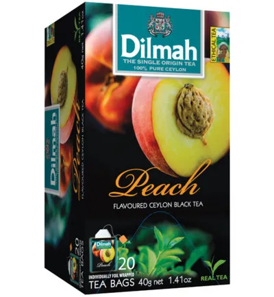 Dilmah Perzik Vruchtenthee (20 stuks)