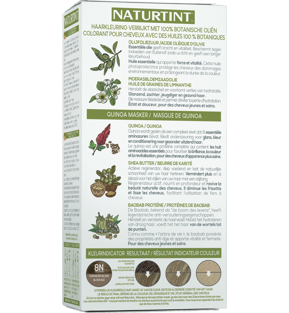 Naturtint 8N Tarwekiem Blond (170 ml)