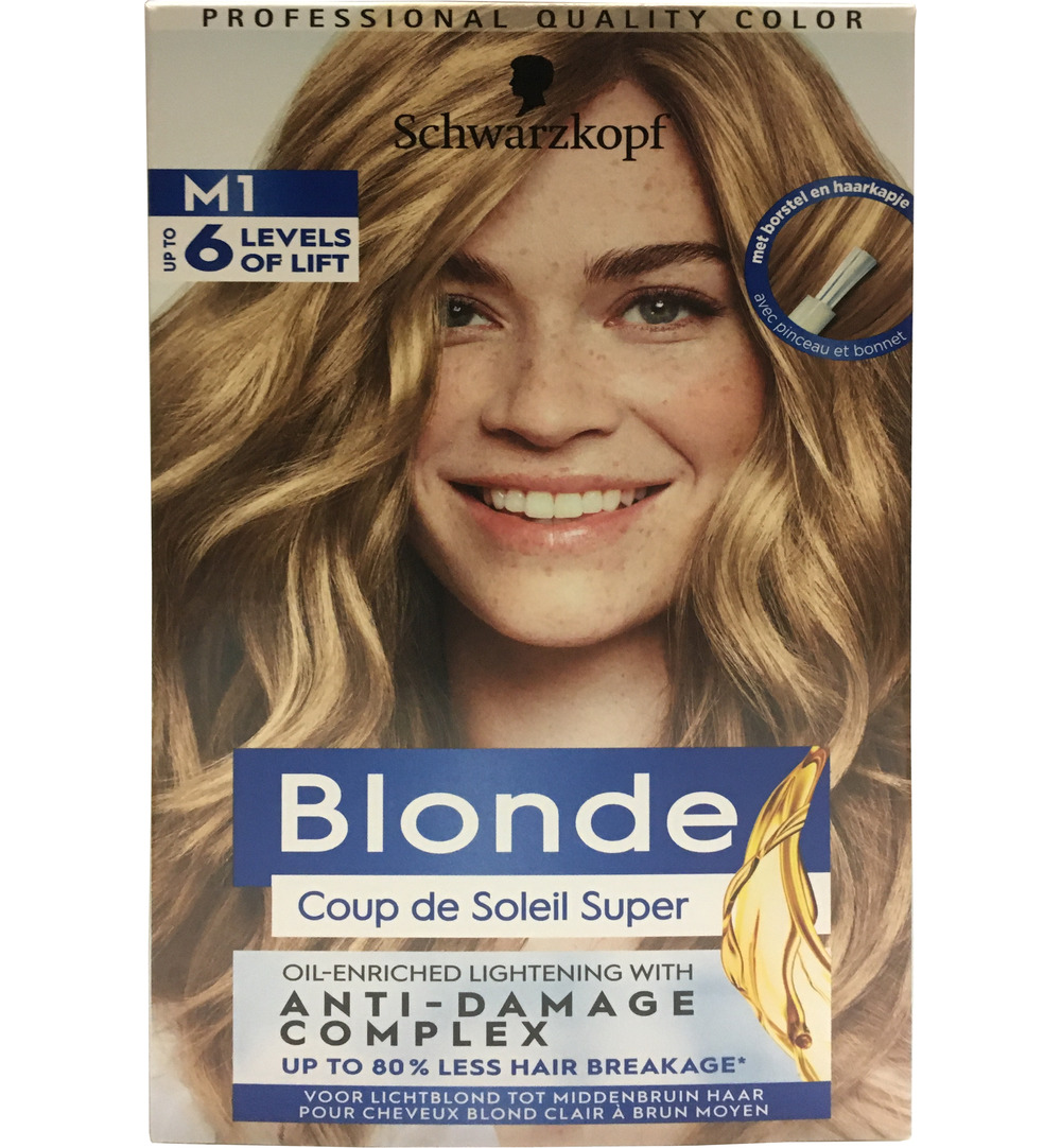 Schwarzkopf Blonde Haarverf Coupe De Soleil Highlighter M1 (1 set)