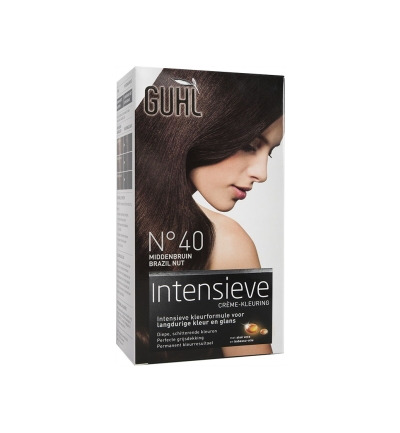 Guhl Intensieve cremekleur 40 middenbruin (1 set)