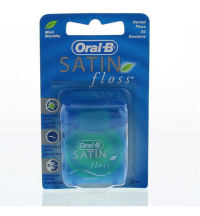 Oral-B Satin floss mint 25 meter (1 stuk)