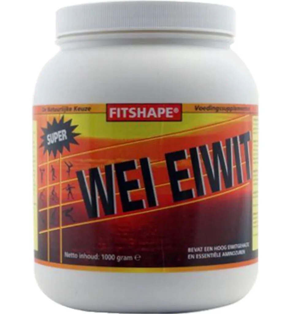 Fitshape Super Wei Eiwit Aardbei (1000 gr)