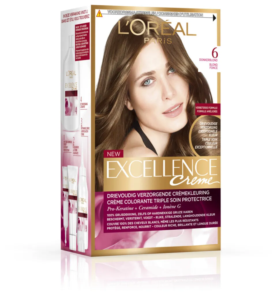 L'Oréal Excellence 6 Donkerblond (1 set)