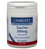 Lamberts Taurine 500mg (60 vega capsules)