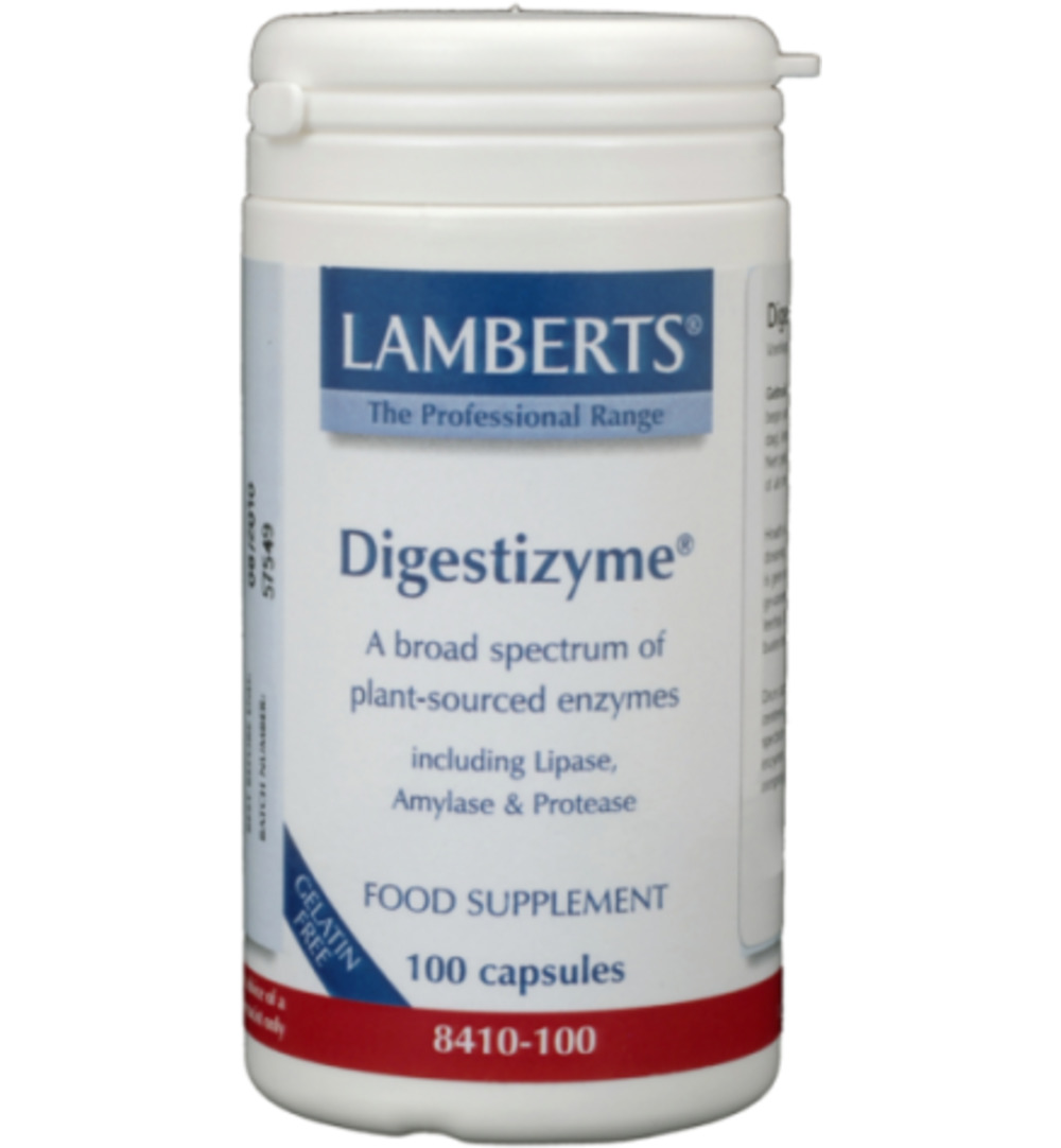 Lamberts Digestizyme spijsverteringsenzymen (100 vega capsules)
