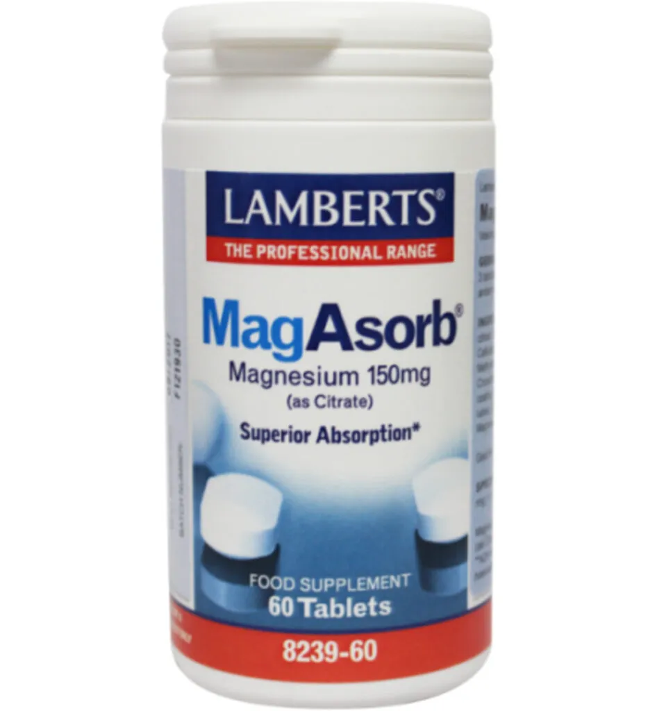 Lamberts MagAsorb (60 tabletten)