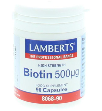 Lamberts Vitamine B8 500mcg (90 vega capsules)
