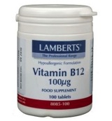 Lamberts Vitamine B12 100mcg (100 tabletten)