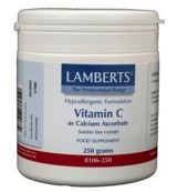 Lamberts Vitamine C calcium ascorbaat (250 gr)