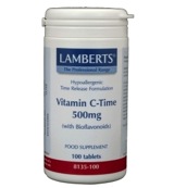 Lamberts Vitamine C 500 time released & bioflavonoiden (100 tabletten)