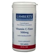 Lamberts Vitamine C 500 time released & bioflavonoiden (100 tabletten)