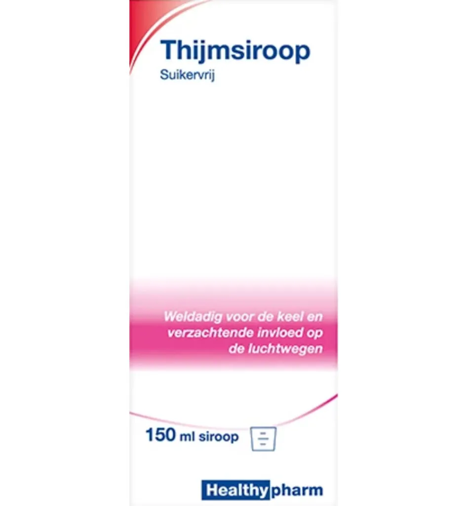 Healthypharm Thijmsiroop Suikervrij (150 ml)