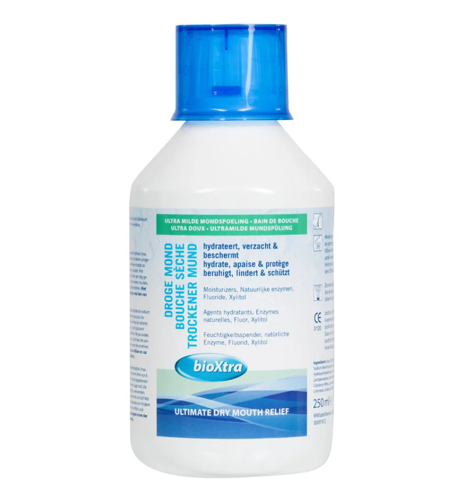 Bioxtra Mondwater zonder alcohol voor droge mond (250 ml)