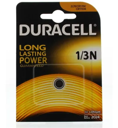 Duracell Batterij 1/3N lithium LBL (1 stuk)