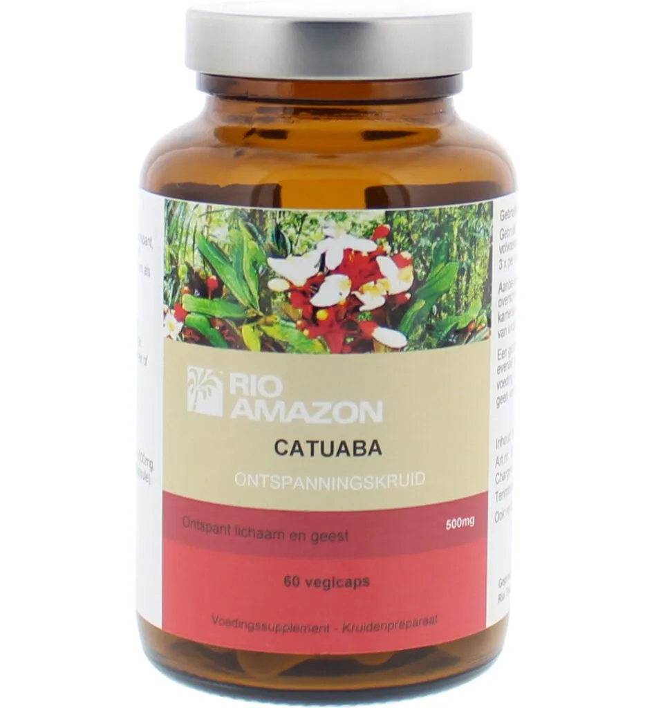 Rio Catuaba ontspanningskruid maandverp (60 capsules)