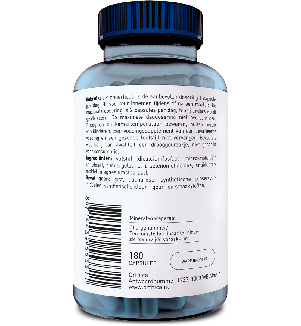 Orthica L-Selenomethionine-100 (180 capsules)