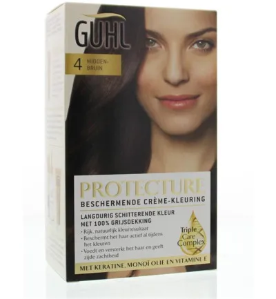 Guhl Beschermende cremekleur 4 middenbruin (1 set)