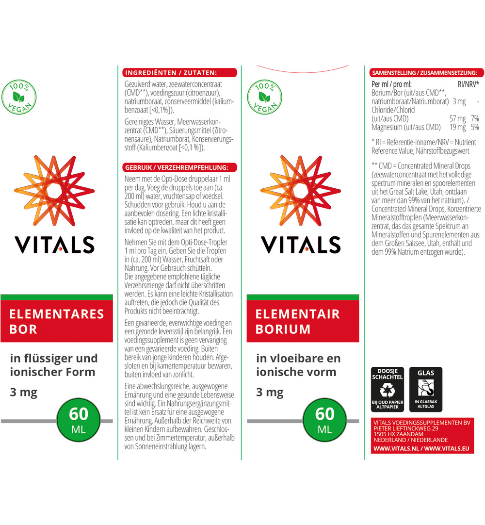 Vitals Elementair borium (60 ml) - image 3