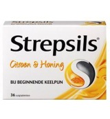 Strepsils Citroen & honing (36 zuigtabletten)