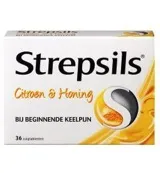 Strepsils Citroen & honing (36 zuigtabletten)