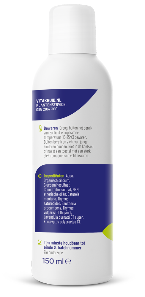 Vitakruid Glucosil Glucosamine Chondroitine Msm Silicium Gel (150 ml) - image 2