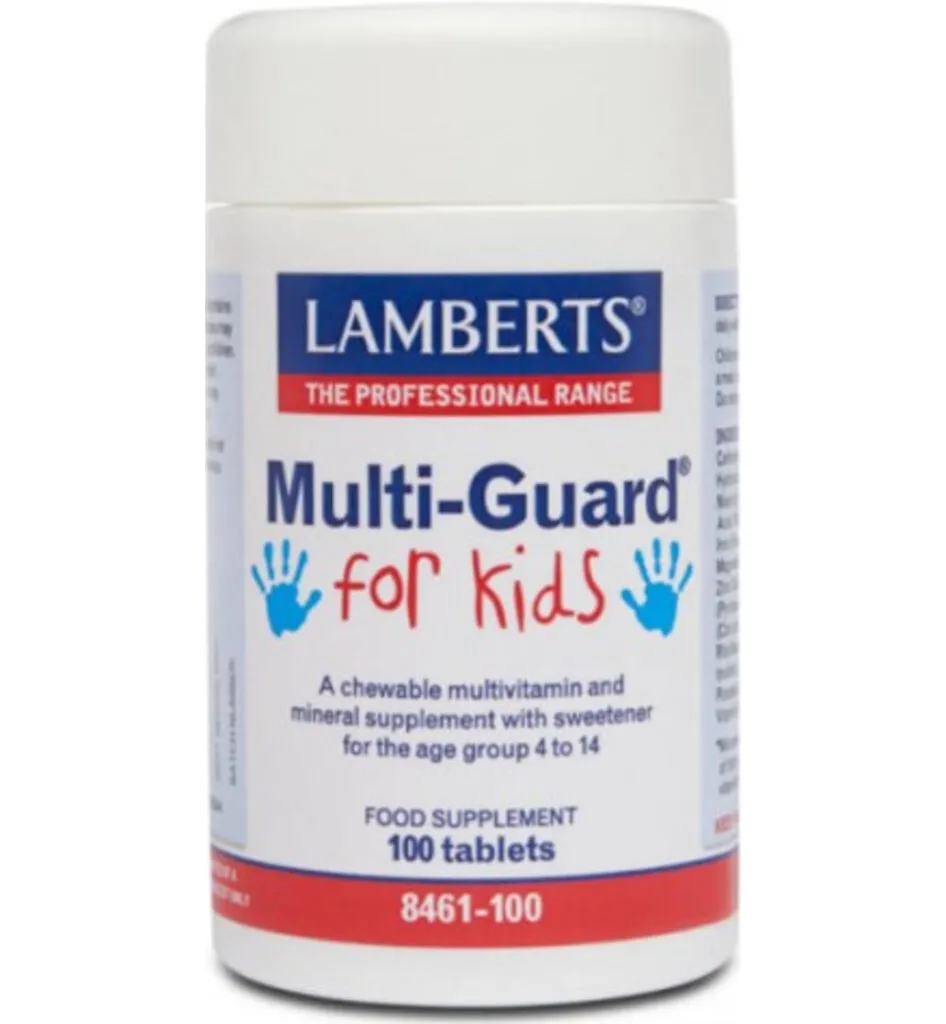 Lamberts Multi-Guard For Kids (100 kauwtabletten)