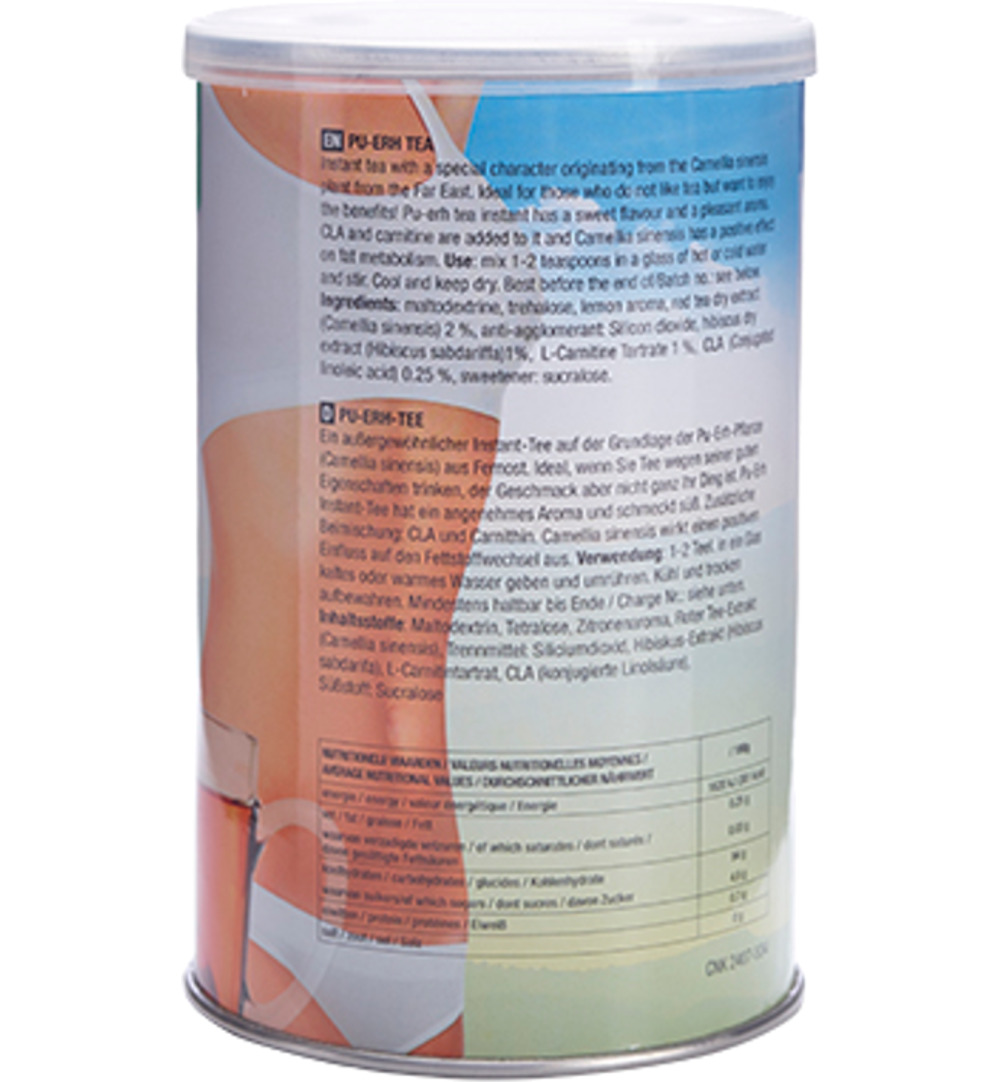 Purasana Pu-Erh Thee Instant/Instantane Vegan (200 gr)