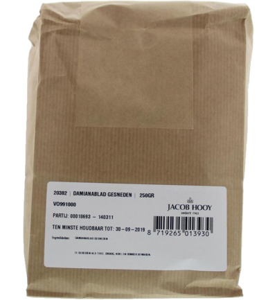 Jacob Hooy Damiana blad gesneden (250 gr)