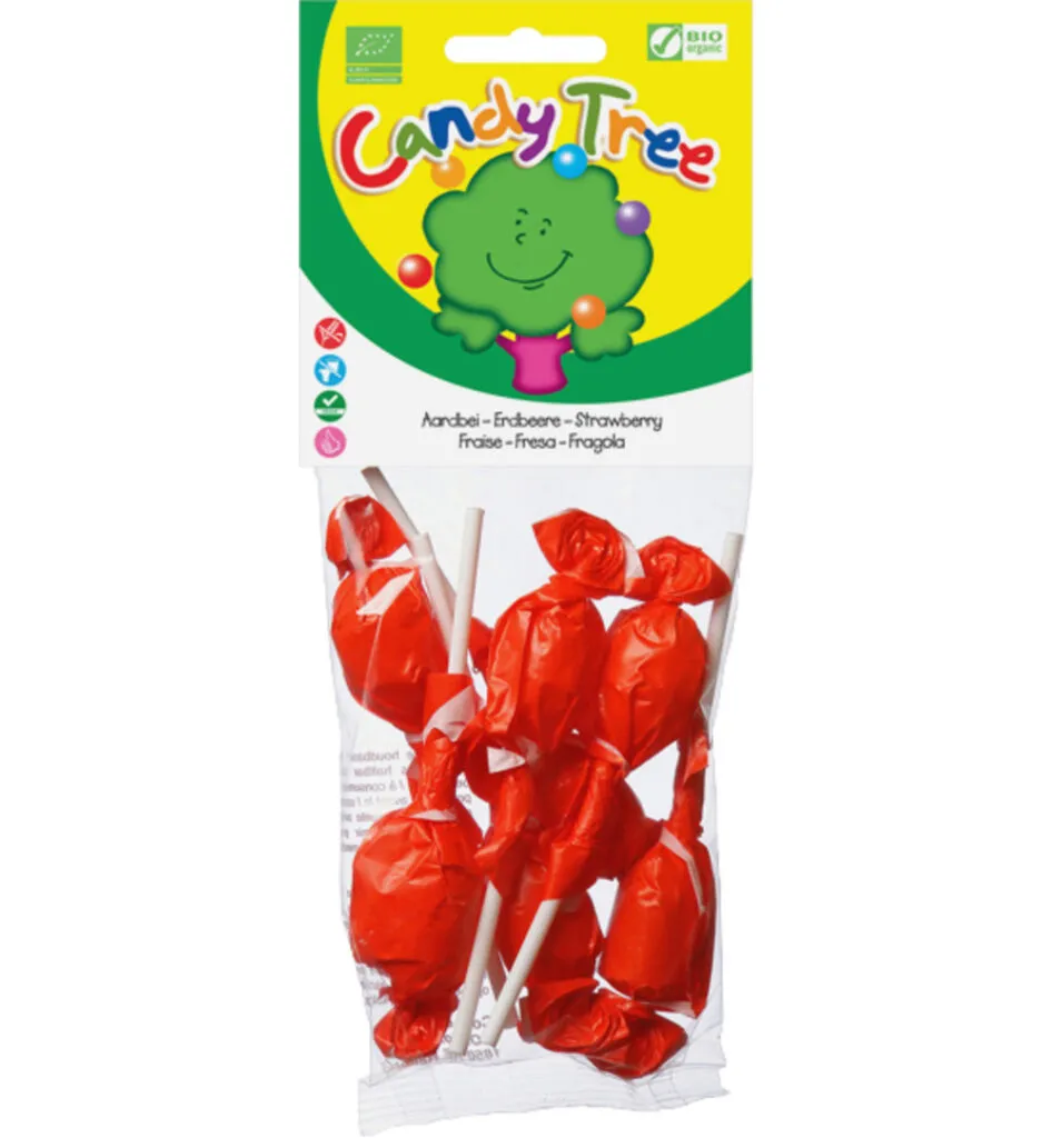 Candy Tree Aardbeiknotsen bio (7 stuks)