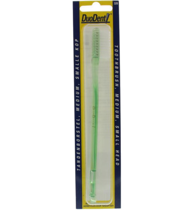 Duodent Tandenborstel medium - smalle kop (1 stuk)