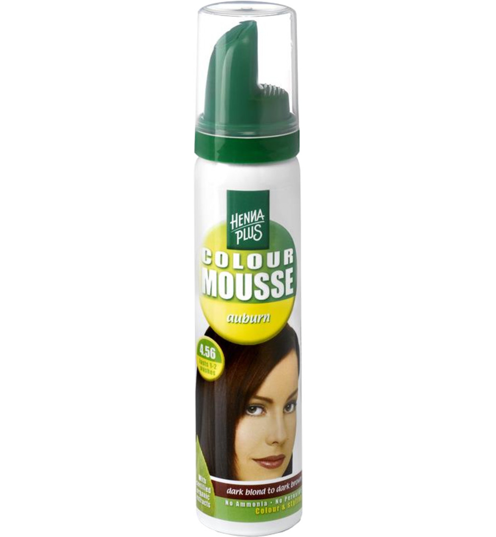 Hennaplus Colour mousse 4.56 auburn (75 ml)
