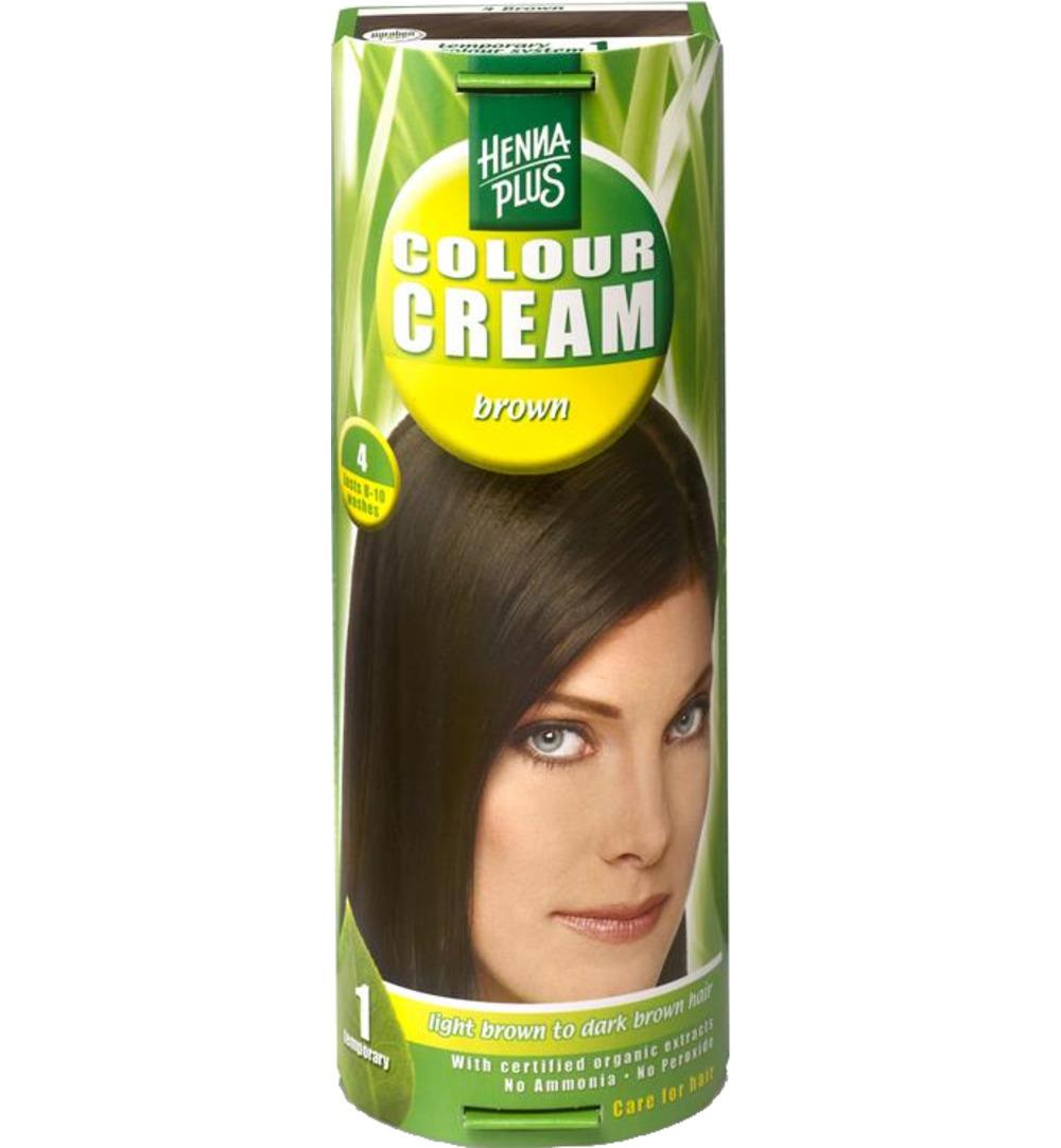 Hennaplus Colour Cream 4 Brown (60 ml)